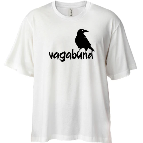 Футболка двунитка Oversize Vagabund