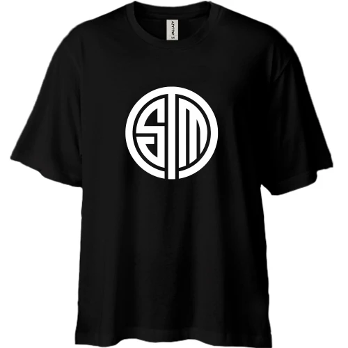 Футболка двунитка Oversize, Черный, TSM - Team SoloMid