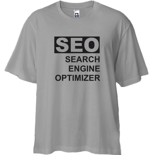 Футболка двонитка Oversize SEO оптимізатор