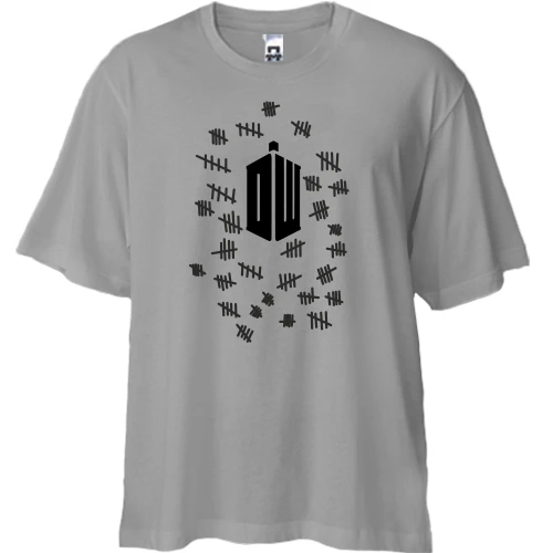 Футболка двунитка Oversize Доктор Кто (2)