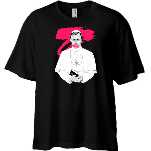 Футболка двонитка Oversize з артом до серіалу Молодий Папа (Young Pope) 2