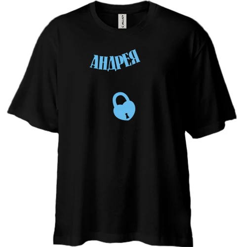 Футболка двунитка Oversize Андрея Девочка