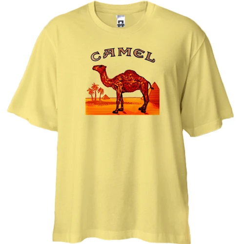 Футболка двонитка Oversize Camel
