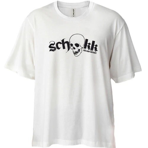 Футболка двунитка Oversize, Белый, Schokk