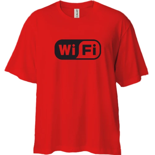 Футболка двонитка Oversize Wi-Fi