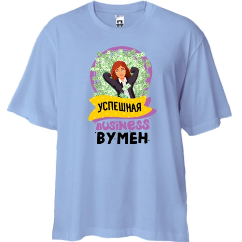 Футболка двонитка Oversize для бізнесвумен