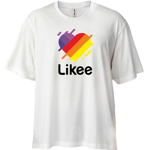 Футболка двонитка Oversize Likee