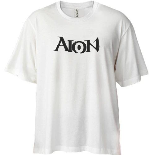 Футболка двунитка Oversize, Белый, Aion