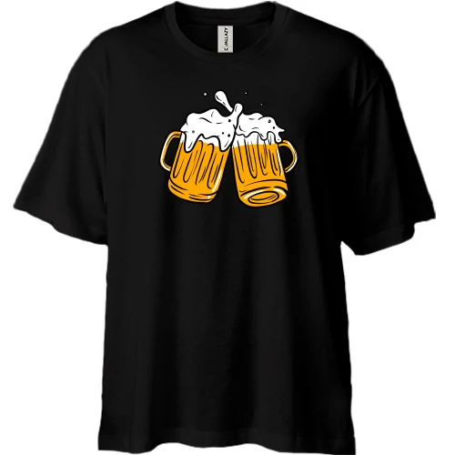 Футболка двонитка Oversize Beer Пиво