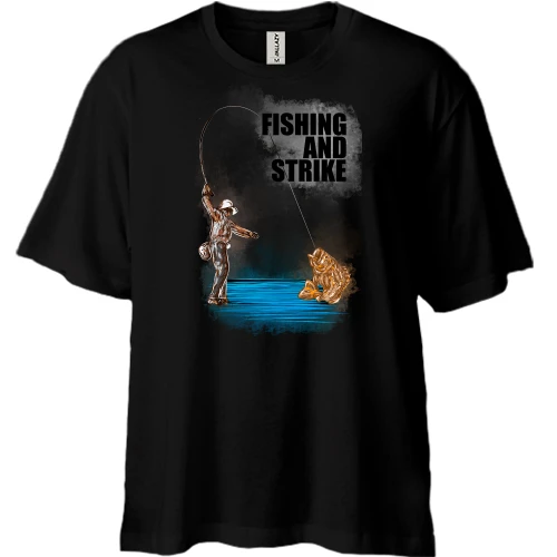 Футболка двунитка Oversize Fishing and strike