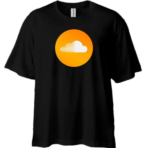 Футболка двунитка Oversize SoundCloud
