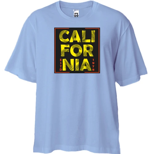 Футболка двонитка Oversize California Estd 1978