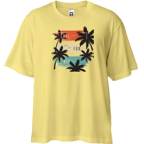 Футболка двонитка Oversize Cali For Nia California