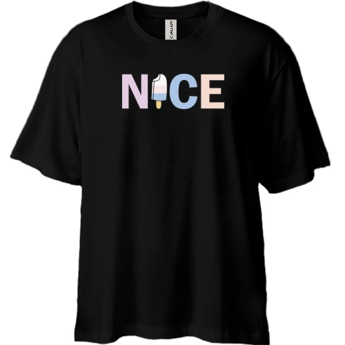 Футболка двонитка Oversize NICE