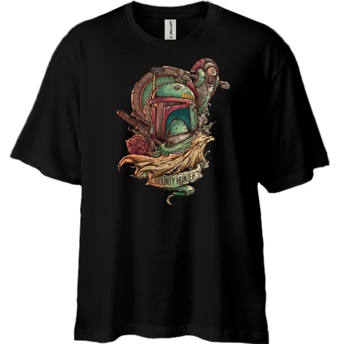 Футболка двунитка Oversize Bounty hunter