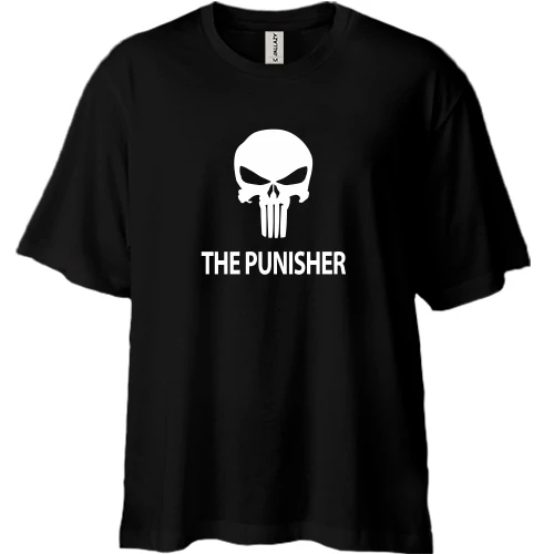 Футболка двунитка Oversize Punisher