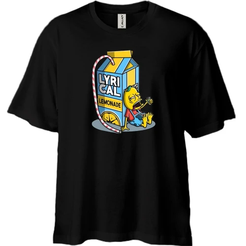 Футболка двунитка Oversize Lyrical lemonade.
