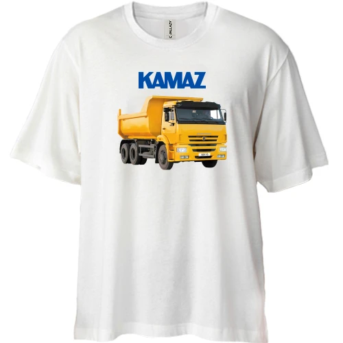 Футболка двонитка Oversize КАМАЗ