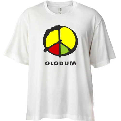 Футболка двунитка Oversize, Бежевый, Olodum