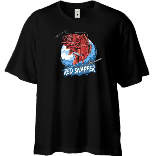 Футболка двонитка Oversize Red Snapper
