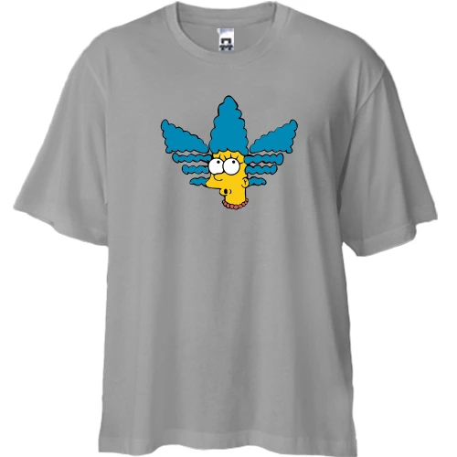 Футболка двунитка Oversize Marge Simpson Adidas