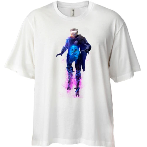Футболка двунитка Oversize Anthem supportingart storm