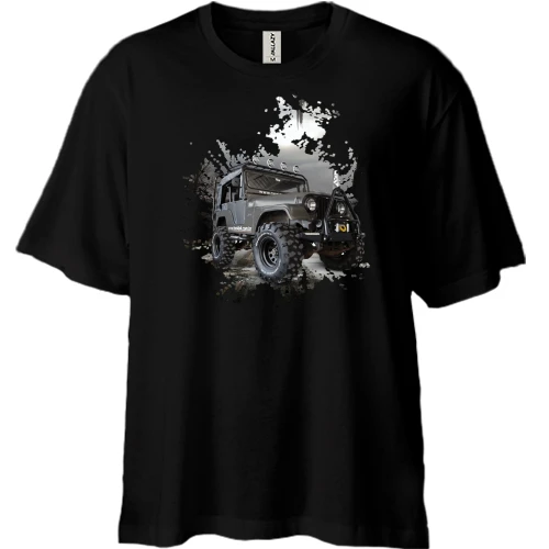 Футболка двунитка Oversize Jeep Wrangler