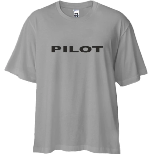 Футболка двунитка Oversize Pilot