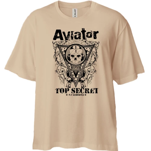 Футболка двонитка Oversize Aviator TOP Secret