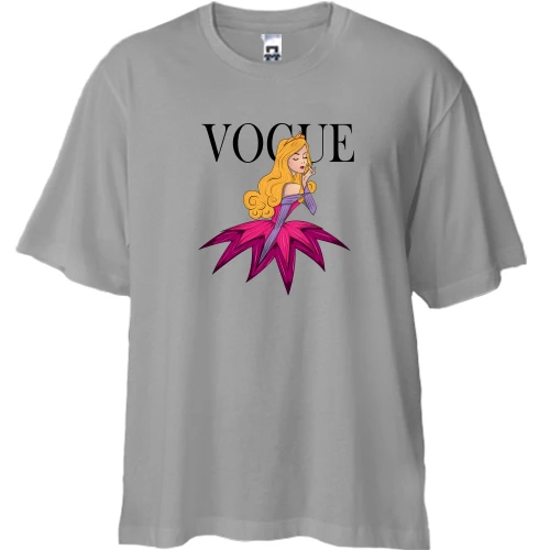 Футболка двунитка Oversize, Серый, VOGUE Aurora