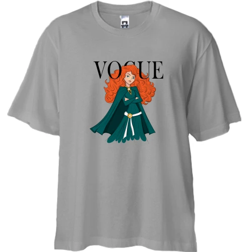 Футболка двунитка Oversize, Серый, VOGUE Merida