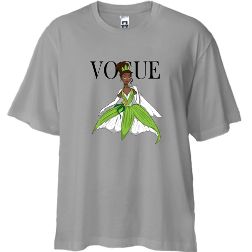 Футболка двунитка Oversize, Серый, VOGUE Tiana