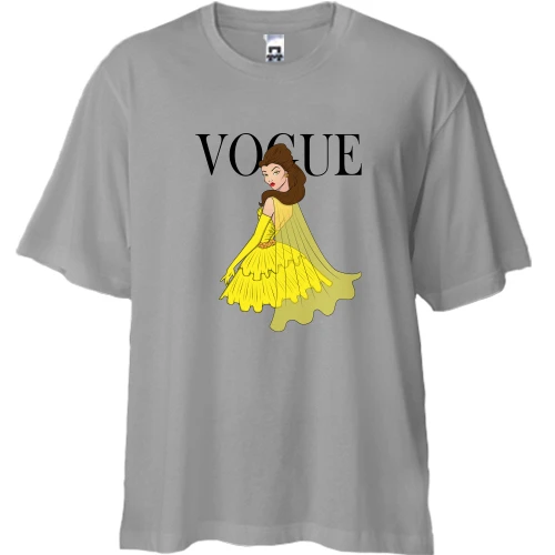 Футболка двунитка Oversize, Серый, VOGUE Belle