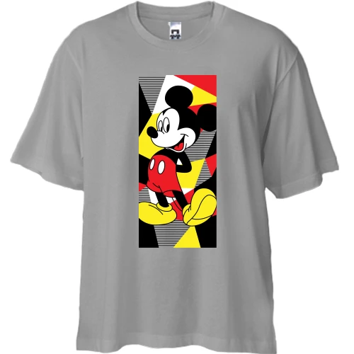 Футболка двонитка Oversize Mickey mouse art