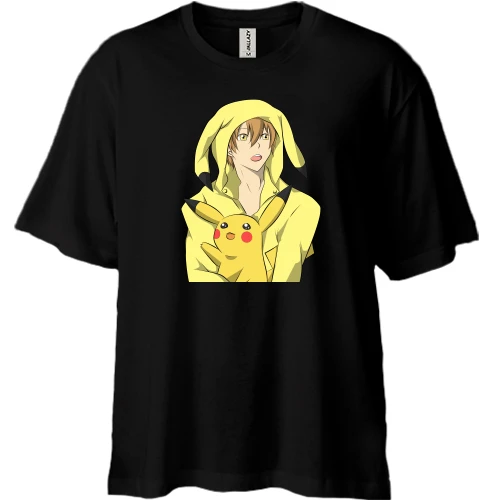 Футболка двонитка Oversize Pikachu boy
