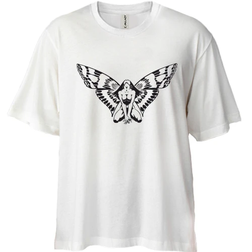 Футболка двунитка Oversize Miss Butterfly