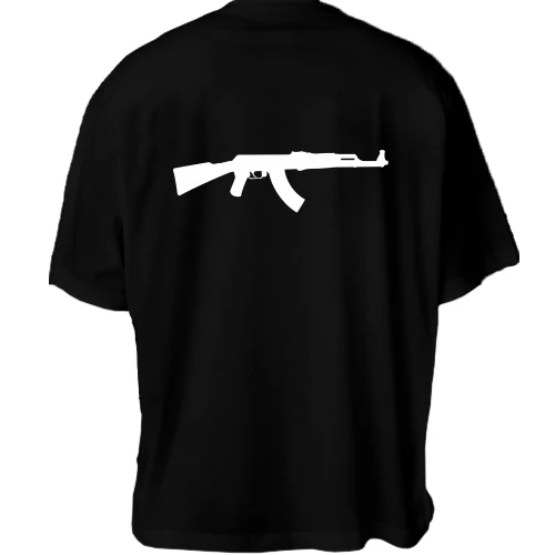 Футболка двонитка Oversize калаш