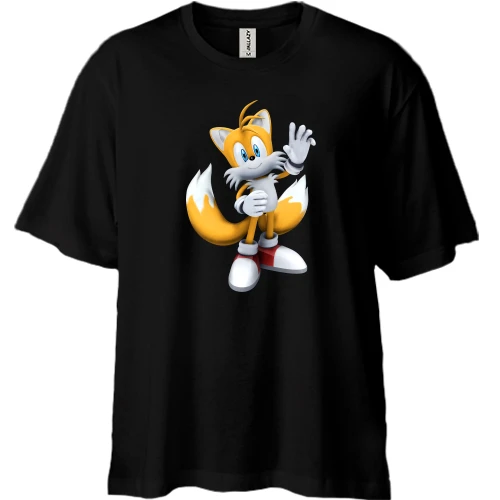 Футболка двонитка Oversize Tails (Sonic)