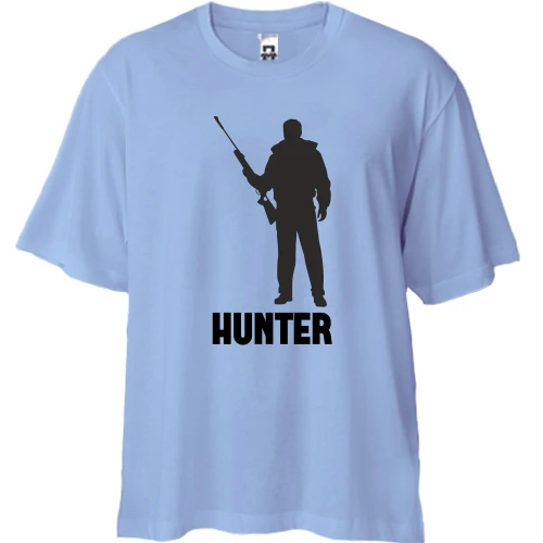 Футболка двунитка Oversize HUNTER 2