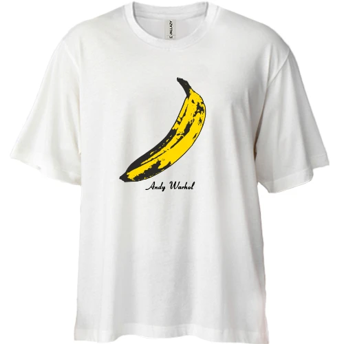 Футболка двунитка Oversize Velvet Underground