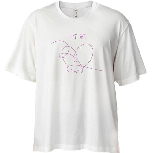 Футболка двонитка Oversize BTS Love Yourself