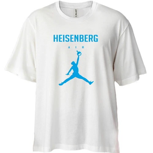 Футболка двунитка Oversize, Белый, Heisenrerg air