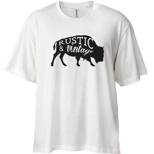 Футболка двонитка Oversize rustic & vintage