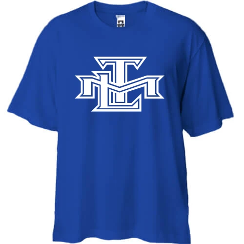 Футболка двунитка Oversize, Синий, Toronto Maple Leafs 2