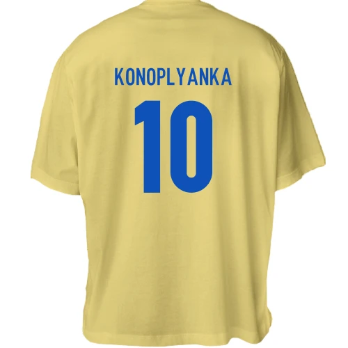 Футболка двунитка Oversize Евгений Коноплянка