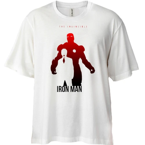 Футболка двонитка Oversize The Invincible Iron Man