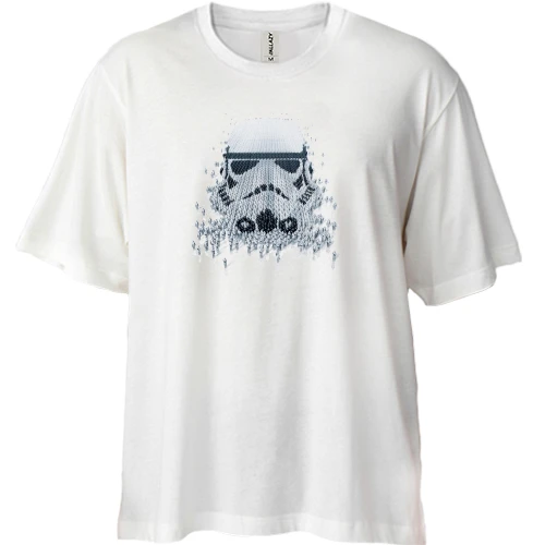 Футболка двунитка Oversize, Белый, Star Wars Identities (troopers)