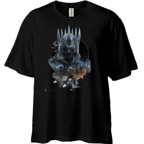 Футболка двунитка Oversize, Черный, The Witcher 3 (KD)