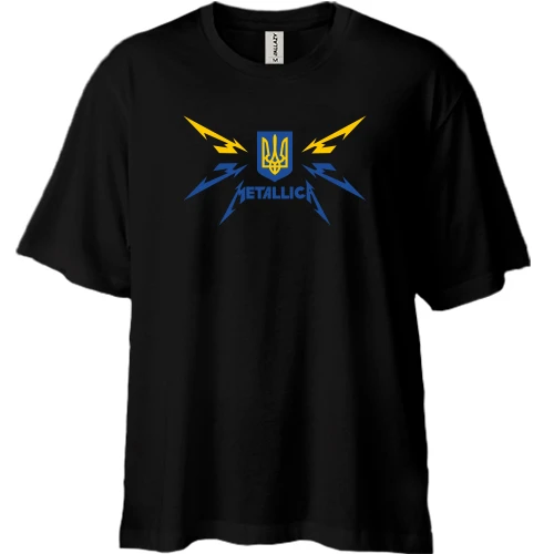Футболка двонитка Oversize Metallica UA