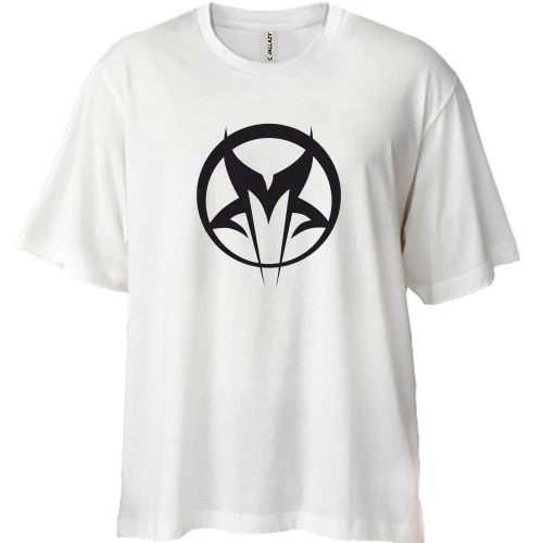 Футболка двонитка Oversize, Білий, Mudvayne